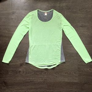 Lime green Lucy athletic top